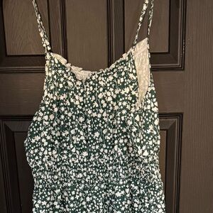Brand New Green/White jumpsuit
